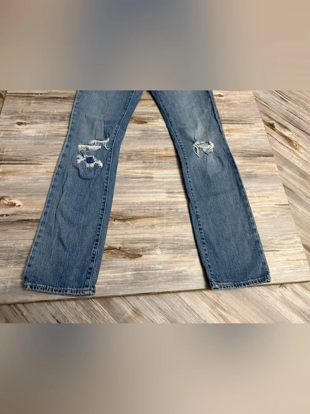 Levi’s Jeans Men’s 30x34 511 Slim Fit Gimmie More Blue Distressed